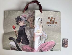 ●BL 蔓沢つた子　Qpa展 10th 缶バッジ,紙袋