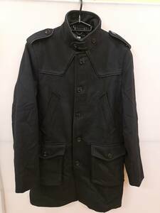 H&M H and M пальто шерсть Blend черный EUR50(L размер соответствует )P/N0184021 мужской 02
