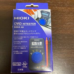 HIOKI (日置電機) 3244-60 デジタルマルチメーター ★カードハイテスター ◎マルチテスター 電圧 電流 測定 