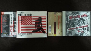 【２枚セット】モトリークルー　デケイド・オブ・デカダンス　レッド、ホワイト＆クルー　motley crue 帯付　decade red CD