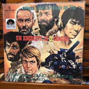 【新品未開封レコード】ENNIO MORRICONE UN ESERCITO DI 5 UOMINI 180G LP blue viynl アナログ盤 エンニオ・モリコーネ OST サントラ RSD