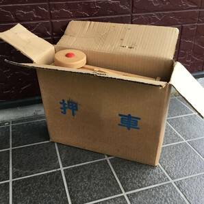 新品箱入り 昭和レトロ 幼児向け 木製押し車の画像6