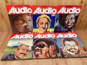 月刊 Audio オーディオ 1976年7-12月号まで6冊/電波新聞社 藤岡誠・石田善之　YDK955