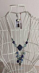  Scapa ave Capri -s* Venetian glass necklace * blue group 