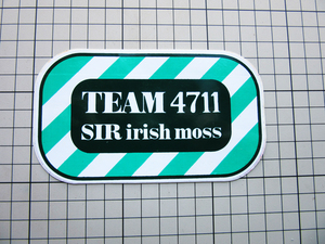 2146 【即決・定額・同梱包可能】★Irish Moss　アイリッシュモス　有名　TEAM 4711 ◆ ☆ヴィンテージ ステッカー ☆ ◆ 