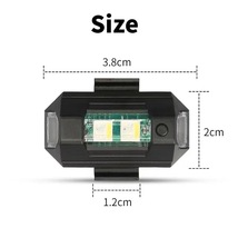 かんたん取付【USB充電式】走行時の安全に　ミニストロボライト　テールランプ　アウトドアにも_画像2