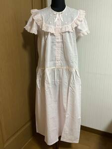  unused * Wacoal Wing antique for summer negligee that time thing pink ground pattern entering frill * race M.. packet postage 230 jpy anonymity delivery 