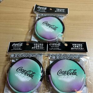 【新品・未使用】コカコーラ×K-Wave　限定コインケース　　　3点セット