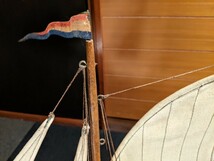 帆船　模型　アンティーク　木製ハンドメイド？_画像4