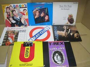 LD 8点まとめて T-REX Bananarama Tears For Fears Utopia GOGOs The Style Council Madonna Vanilla Fudge The byrds The Who