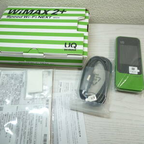 E0640 Huawei UQWiMAX版Speed Wi-Fi NEXT W04 HWD35MGU GREENの画像1