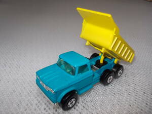 1970 period Showa era that time thing Vintage minicar Matchbox rez knee No.48 dump car truck DUMPER TRUCK beautiful goods 