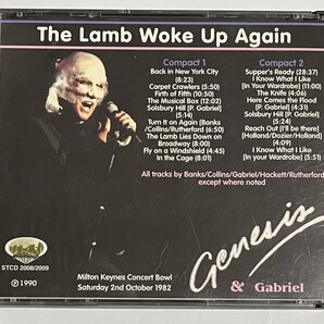 CD 2枚組 GENESIS & Gabriel The Lamb Woke Up Again ピーター・ガブリエル ジェネシスの画像2