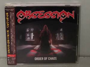 OBSESSION オブセッション / オーダー・オヴ・ケイオス　　　国内盤帯付CD　　　ボーナス・トラック1曲収録