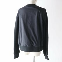 未使用品 MONCLER モンクレール 22年製 SWEAT SHIRT スウェットシャツ ロゴデザイン 長袖 トレーナー/プルオーバー 黒 S ハンガー付 正規品_画像3