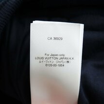 極美品 LOUIS VUITTON ルイヴィトン 23SS モノグラムジャガードカモフリースパンツ スウェットパンツ 紺 緑 S 伊製 正規品 メンズ_画像9
