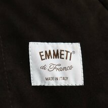 良品 EMMETI エンメティ ラムレザー ダブルブレスト ムートンコート ボルドー 46 イタリア製 正規品 メンズ 秋冬おすすめ◎_画像6