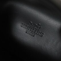 未使用品 エルメス デイドリーム レザー ケリーバックル ソーブラック モノクローム ブラック金具 ハイカットスニーカー 39.5 箱付 メンズ_画像9