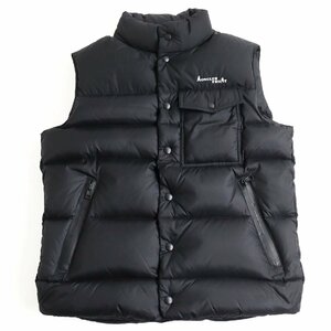 極美品 MONCLER GENIUS 7 モンクレール ジーニアス 7 FRAGMENT/フラグメント ABENE GILET ダウンベスト ブラック 1 イタリア製 国内正規品