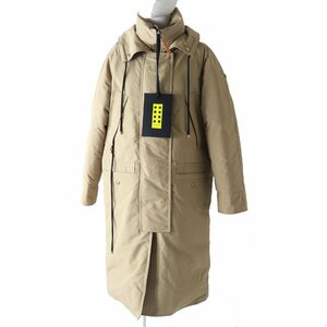 未使用品 MONCLER GENIUS 2 モンクレール ジーニアス 2 22-23AW LANDIS ロング ダウンコート オーカー（黄土色） 0 伊製 正規品 レディース