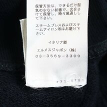 良品 エルメス コットン100% サイドHロゴ スウェットショートパンツ/イージーパンツ/ハーフパンツ ネイビー M イタリア製 正規品 メンズ_画像8