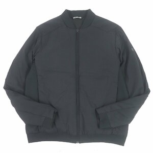 美品 ARCTERYX アークテリクス SETON JACKET ロゴ入り ZIPUP 中綿入り 軽量 セトンジャケット ブルゾン ダークネイビー M 正規品 メンズ