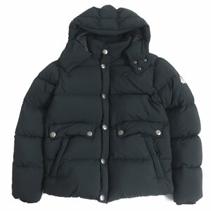 美品 Pyrenex ピレネックス REIMS ダブルジップ ロゴワッペン付き パフィージャケット ダウンジャケット ブラック M 正規品 メンズ