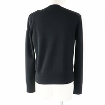 未使用品◎モンクレール 23年製 CARDIGAN ロゴワッペン付き ダウン使いニットカーディガン／ダウンジャケット 黒 XS 正規品 レディース_画像4