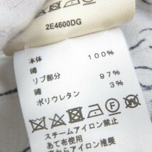 極美品☆HERMES エルメス 2022年製 2E4600DG クリケティス コットン 半袖Ｔシャツ ホワイト ブラック 36 フランス製 正規品 レディース_画像8