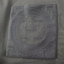 未使用品◎HERMES エルメス 23AW 3H4508DL 刺繍ポケット 半袖 Tシャツワンピース カーキ 38 イタリア製 正規品 レディース_画像5