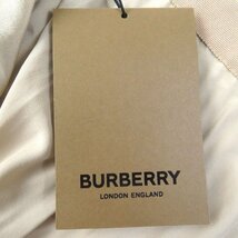 未使用品△BURBERRY バーバリー 8024292 裏地シルク100％ SOFTFA 総柄 プリーツスカート ベージュ系 36 正規品 レディース_画像8