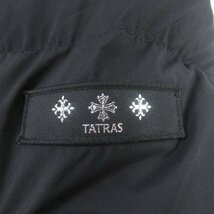 美品□TATRAS タトラス 20AW MTAT20A4568-D BORBORE ロゴワッペン WZIP フーデッド ダウンジャケット ダークネイビー 03 正規品 メンズ_画像5