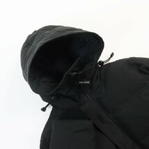 美品●CANADA GOOSE カナダグース 3804MA MACMILLIAN ロゴワッペン付き フーデッドダウンジャケット ブラック S カナダ製 正規品 メンズ_画像2