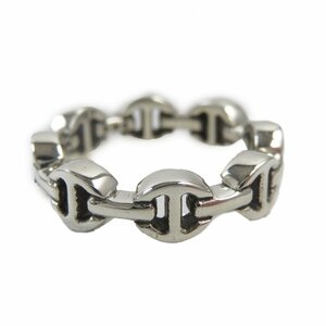  ultimate beautiful goods *HOORSENBUHS horn sen Booth TRI-LINK Try link 925 ring ring accessory silver 11 number corresponding weight 4.6g men's lady's 