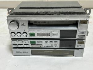 パイオニア　PIONEER カーオディオ3台セット　まとめ　車部品 PIONEER KP-005 PIONEER GEX-006 PIONEER GM-004　ジャンク品　現状販売