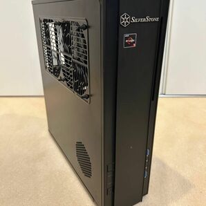 SilverStone Miloシリーズ mini-ITX対応 HTPCケース ブラック SST-ML07B ITXケース