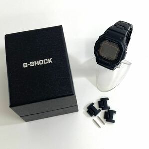 SH★ 1円スタート CASIO カシオ G-SHOCK Gショック GW-M5610BC ブラック SSベルト タフソーラー 電波時計 中古 稼働品 箱、コマ付きの画像9