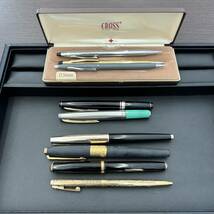 #3176A 【万年筆＆ボールペン】SAILOR セーラー PILOT パイロット CROSS クロス ペン先14K/18K/21K 万年筆 ジャンク品 おまとめ_画像1