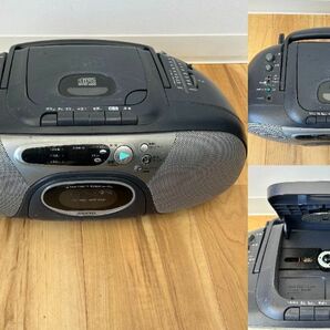 #243A 【ラジカセ】SONY AIWA SANYO MD CD カセット ラジカセ 3台 ジャンク品 おまとめの画像6