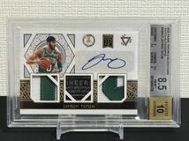 ★1枚限定★ 2020 PANINI TRIFORCE BLOCKCHAIN JAYSON TATUM PATCH AUTO BGS8.5_画像1