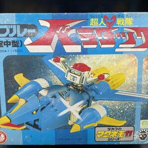 旧タカラ マグネモ バラタック 空中型 青  マグネロボ フィギュア 検 タツノコプロ 合金 ジーグ ミクロマン の画像1