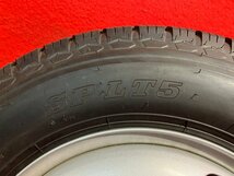 【個人宅配送不可】新車外し品 185/85R16 16×5.5J 116.5-8TC 5H 2022～2023年製 エルフ等 タイヤ＆ホイール2本SET【47139900】_画像4