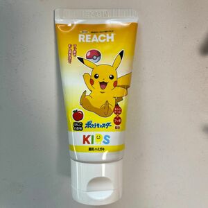 キッズ歯磨き粉 60g REACH ポケモン　薬用ハミガキ　フッ素配合 リーチキッズアップル