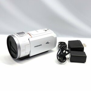 1円～ Panasonic 4Kビデオカメラ HC-VX2M-W ピュアホワイト【栃木出荷】