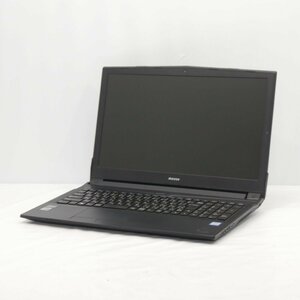 1円～マウスコンピューター m-Book K Core i7-7700HQ 2.8GHz/16GB/HDD1TB+SSD256GB/15インチ/OS無/動作未確認/AC無【栃木出荷】