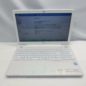 1円～【ジャンク】FUJITSU LIFEBOOK AH50/D1 Core i7-7700HQ 2.8GHz/4GB/HDD無/DVDマルチ/15インチ/OS無/AC無【栃木出荷】