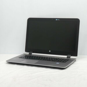 【ジャンク】HP ProBook 470 G3 Core i3-6100U 2.3GHz/8GB/HDD500GB/DVDマルチ/Radeon R7M 340/17インチ/OS無/AC無【栃木出荷】