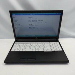 1円～ FUJITSU LIFEBOOK A576/S Core i5-6300U 2.4GHz/8GB/HDD500GB/DVDマルチ/15インチ/OS無/動作未確認【栃木出荷】