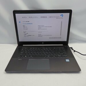 1円～HP ZBook Studio G3 Core i7-6700HQ 2.6GHz/16GB/SSD256GB/15インチ/OS無/動作未確認【栃木出荷】