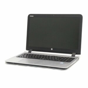 【ジャンク】HP ProBook 450 G3 Core i5-6200U 2.3GHz/8GB/SSD256GB/15インチ/OS無/動作未確認【栃木出荷】